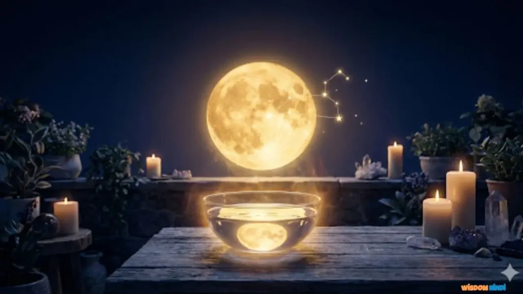 Moon Water Ritual for Leo Full Moon