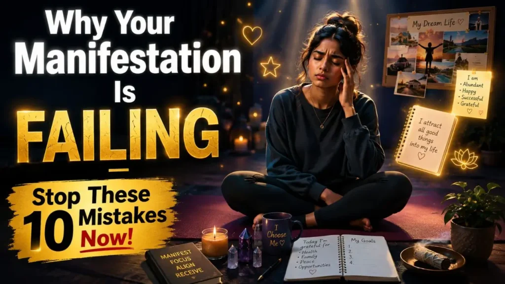 Why Manifestation Fails: 10 Mistakes You Must Stop Now Why Manifestation Fails