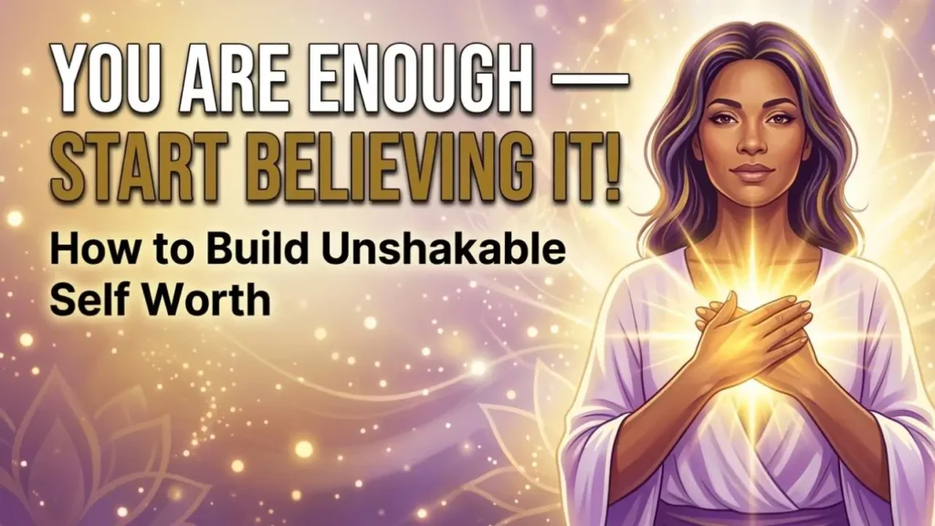 How to Build Self-Worth