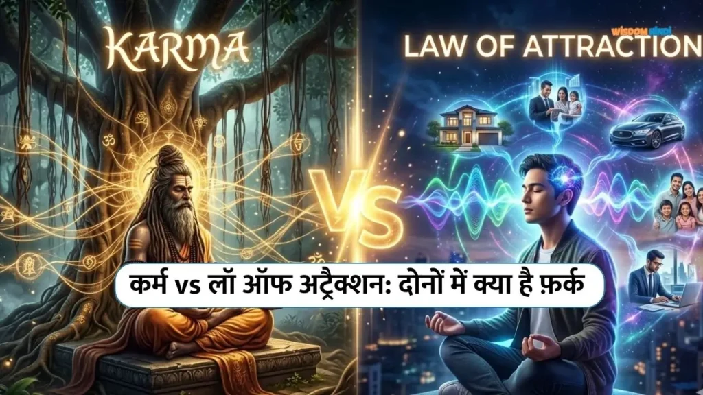 भाग्य बदलने का सही तरीका कौन सा है | Karma vs Law of Attraction Explained Karma vs Law of Attraction