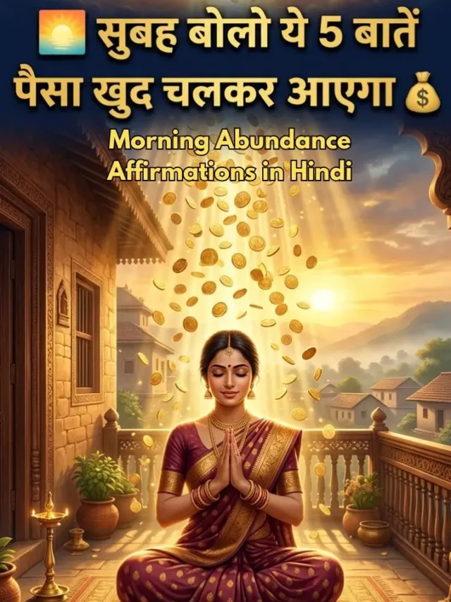 Morning Abundance Affirmations in Hindi