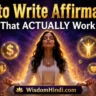 How to Write Affirmations That Actually Works