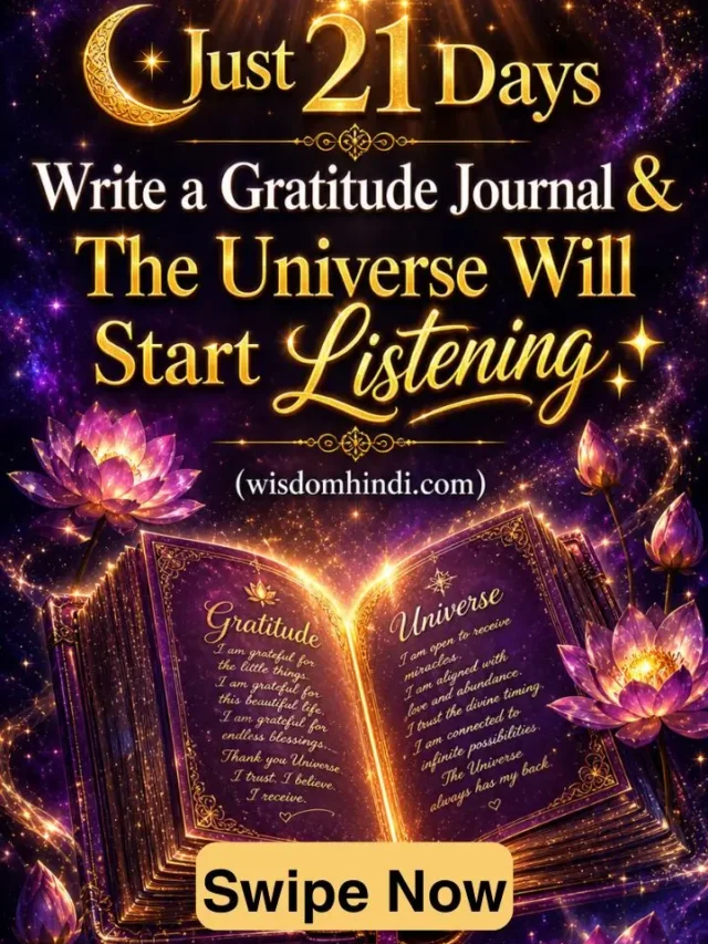 How to Write a Gratitude Journal: Universe Will Listen in Just 21 Days