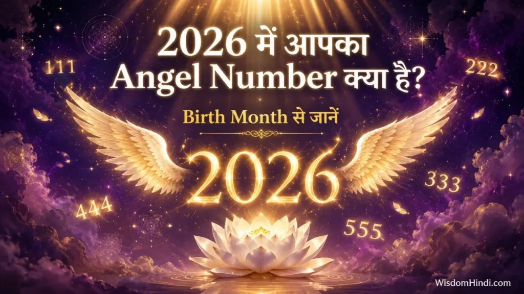 2026 में आपका Angel Number क्या है? Birth Month से जानें 2026 Angel Number Birth Month