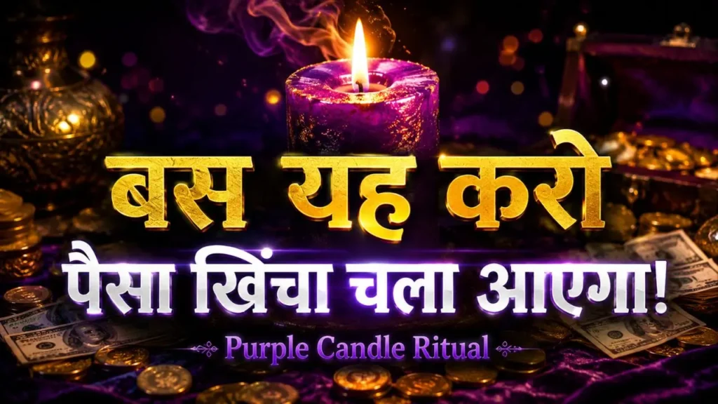 Purple Candle से Wealth आकर्षित करें – Wealth Candle Ritual Hindi Wealth Candle Ritual Hindi