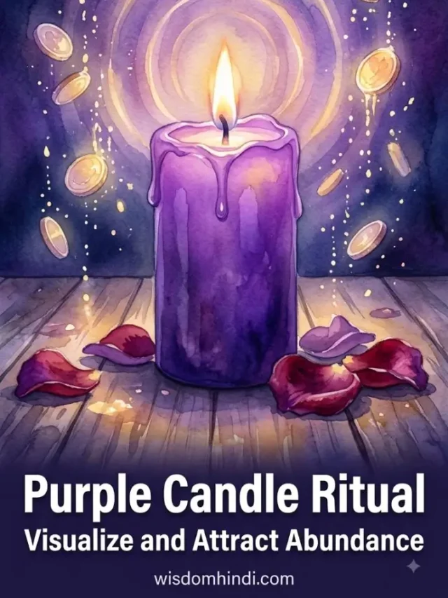 Purple Candle Ritual: Visualize and Attract Abundance