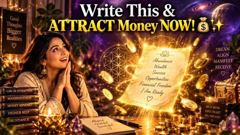 Cheque Manifestation Technique