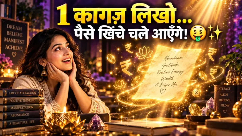 Cheque Manifestation Technique Hindi