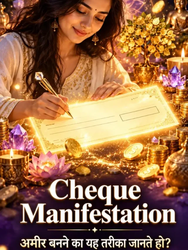 Cheque Manifestation Technique Hindi