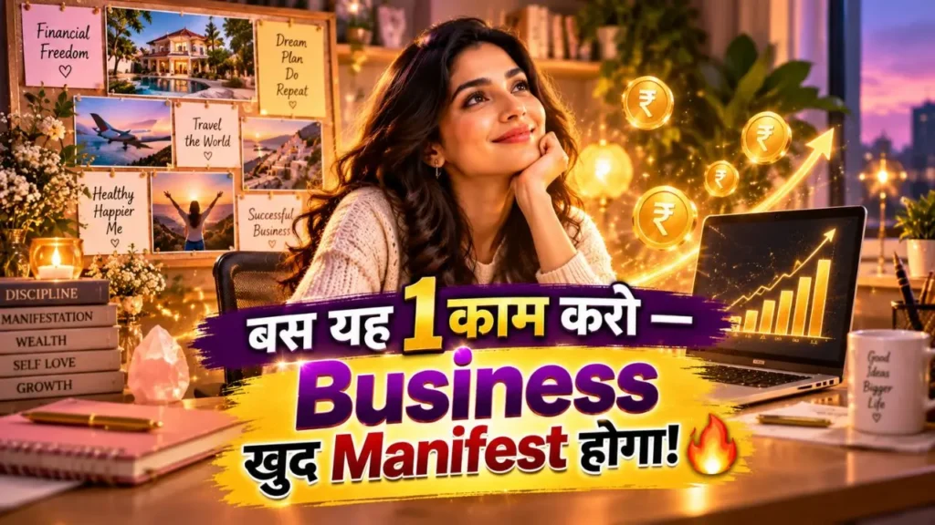 Business Manifestation Kaise Kare: सपने को Reality बनाने का सही तरीका Business Manifestation Kaise Kare