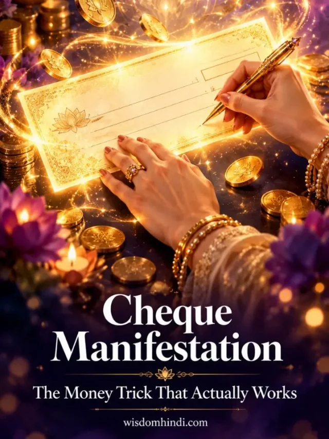 Cheque Manifestation Technique: The Money Trick That Works
